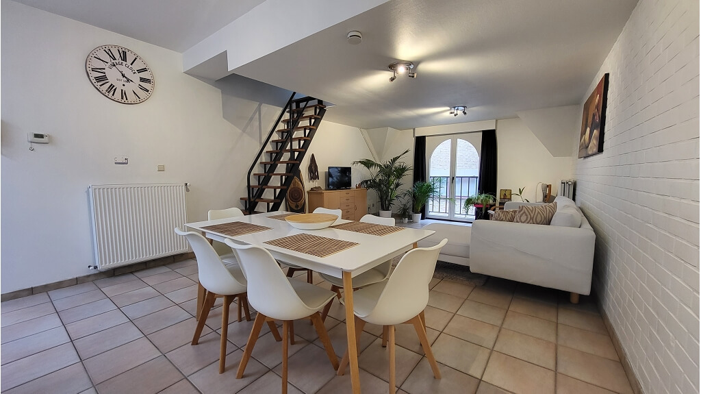 Vernieuwd 1-slaapkamerappartement te huur in Brugge