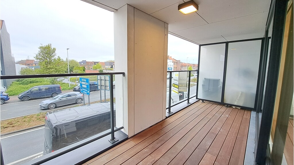 Nieuwbouw appartement met Terras en Carport te huur in Brugge