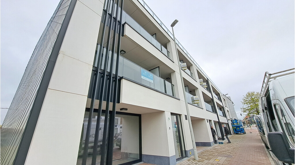 Nieuwbouw appartement met Terras en Carport te huur in Brugge