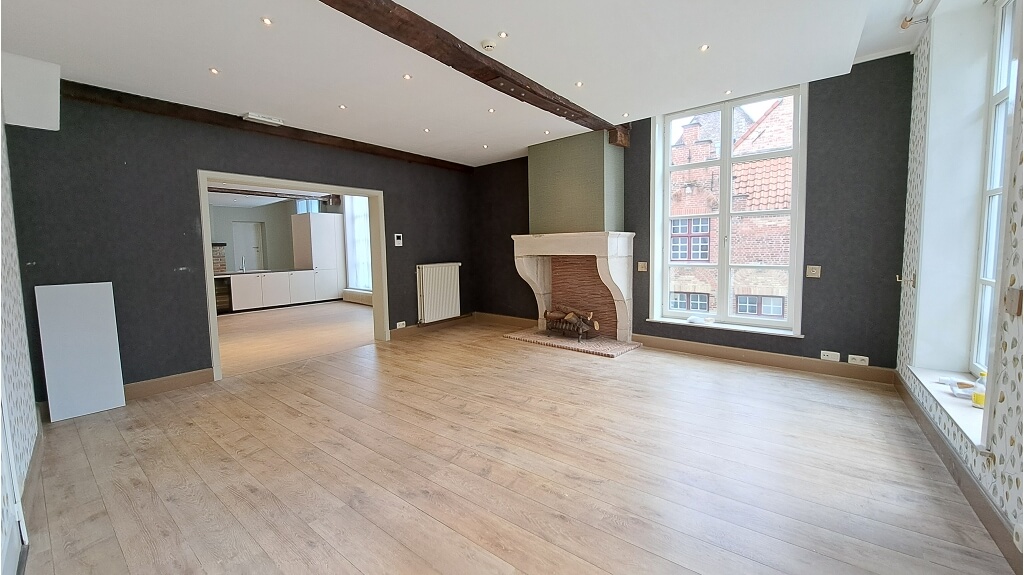 Ruim 1-slaapkamerappartement met Terras te huur in centrum Brugge