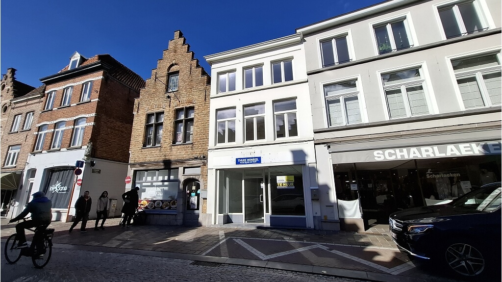 Winkel- of kantoorruimte te huur in de Smedenstraat in Brugge