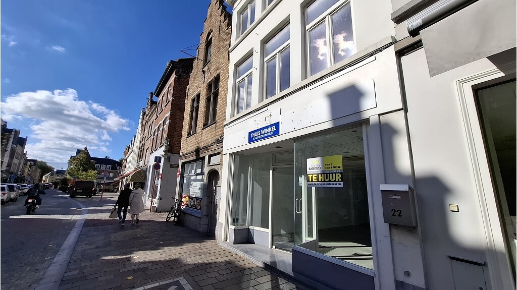 Winkel- of kantoorruimte te huur in de Smedenstraat in Brugge