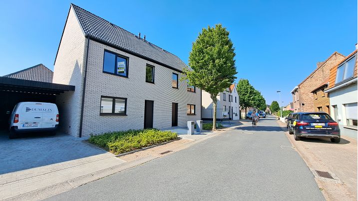 Nieuwbouw woning met 3 slaapkamers Carport en Tuin te huur in Jabbeke | Zerkegemstraat 1 C Jabbeke (8490) | De Brugse Databank Vastgoed - immo - real estate -  050 34 34 20