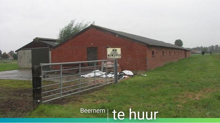 Opslagplaats - magazijn te huur in Beernem | Molenstraat 6 Beernem (8730) | De Brugse Databank Vastgoed - immo - real estate -  050 34 34 20