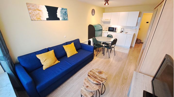 Gemeubelde studio te huur in Oostende | Zuidstraat 20 Oostende (8400) | De Brugse Databank Vastgoed - immo - real estate -  050 34 34 20